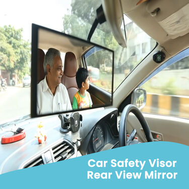 Car Visor Baby Safety Rear View Mirror (IRVM2)